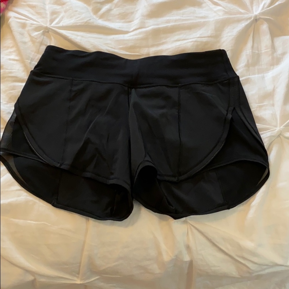 Black lululemon shorts